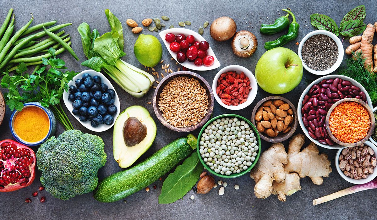 image de fruits, légumes et légumineuses